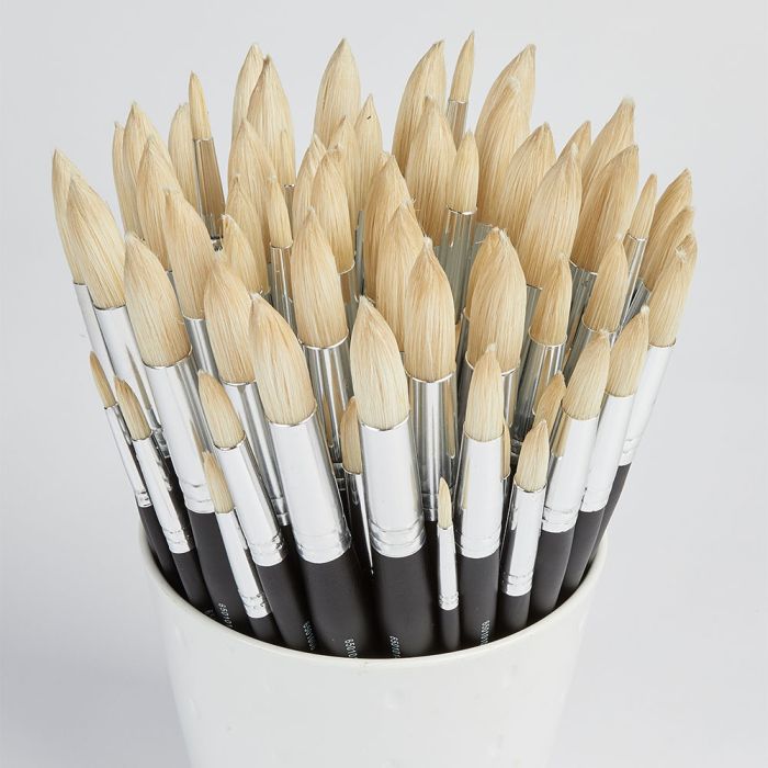 Specialist Crafts Artist Round Hog Brush Bulk Pack