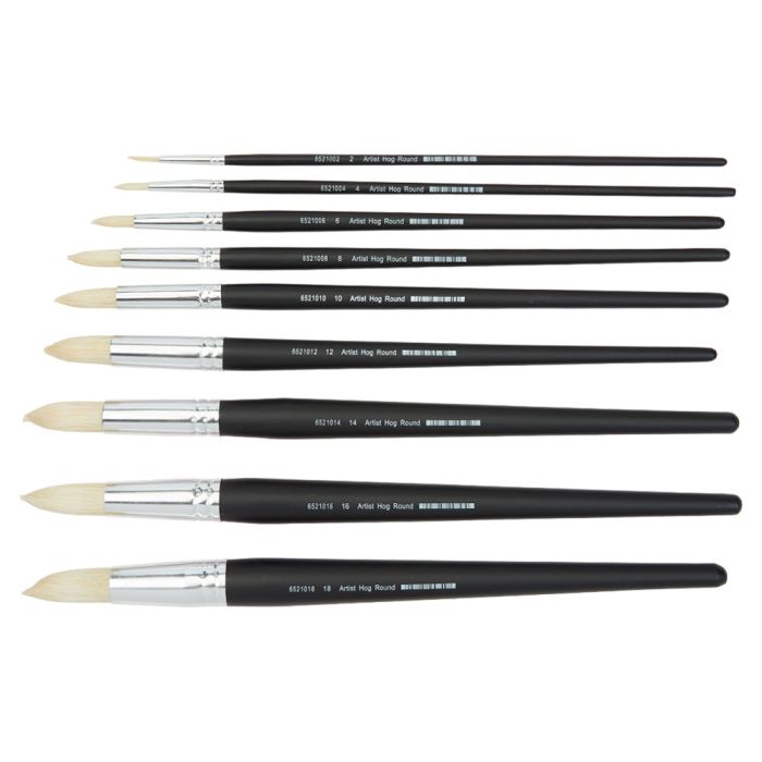 Artist Round Hog Brush Set