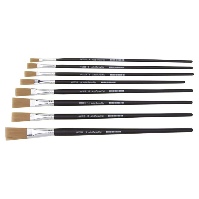 Specialist Crafts Artist Flat Tynex Brushes