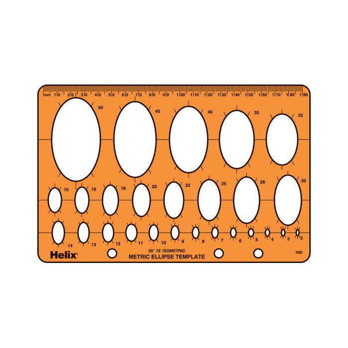 Helix Shatter-Resistant Ellipses Template