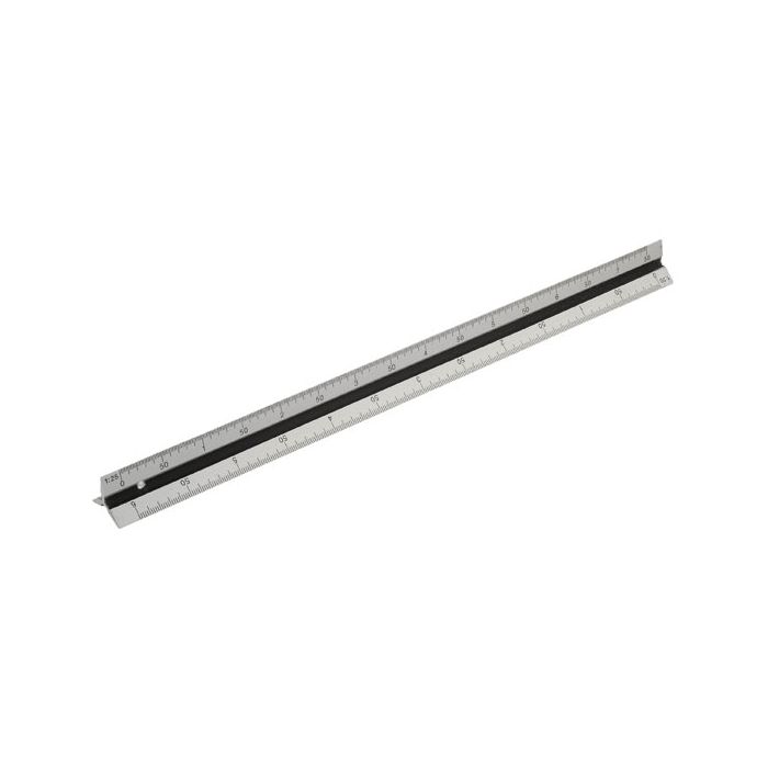 Aluminium Tri Scale 30cm Ruler