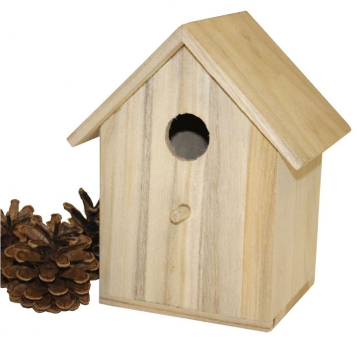 Wooden Bird Box 210 x 130 x 110mm. Each
