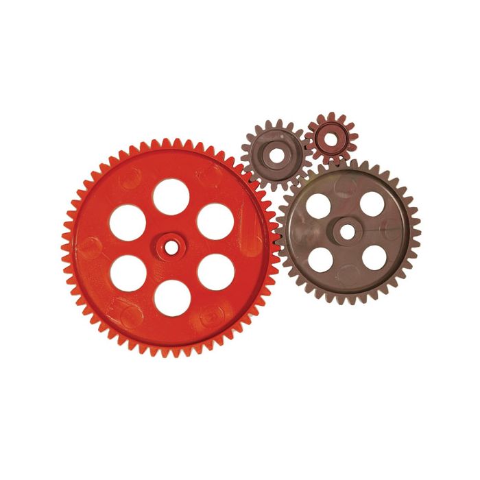 PVC Gears 4mm Bore. Pack of 10