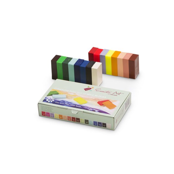Encaustic Wax - Basic Selection. Set of 16