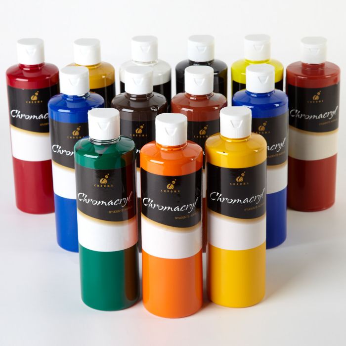 Chroma Chromacryl Acrylics 500ml