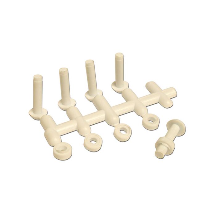 Plastic Rivets. Pack of 5
