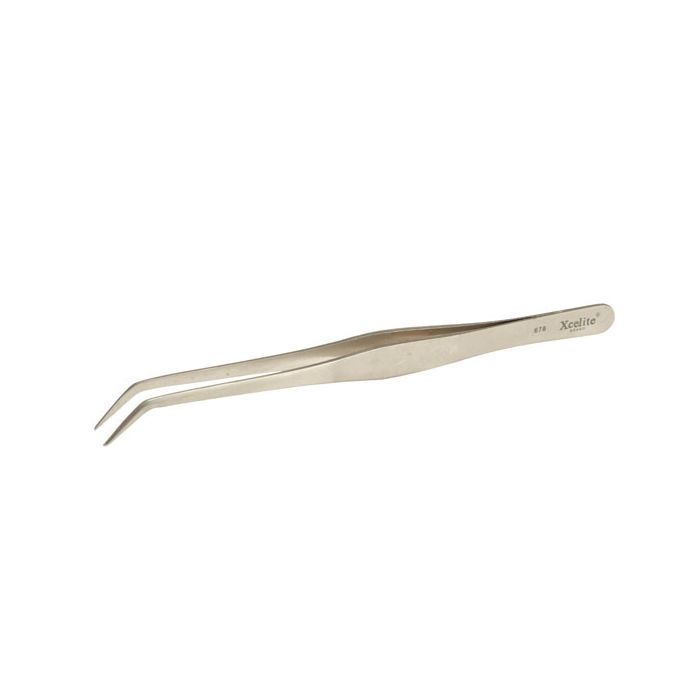 Curved Point Soldering Tweezers