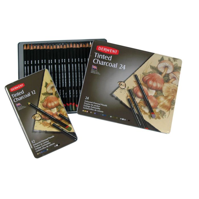Derwent Tinted Charcoal Pencil Sets