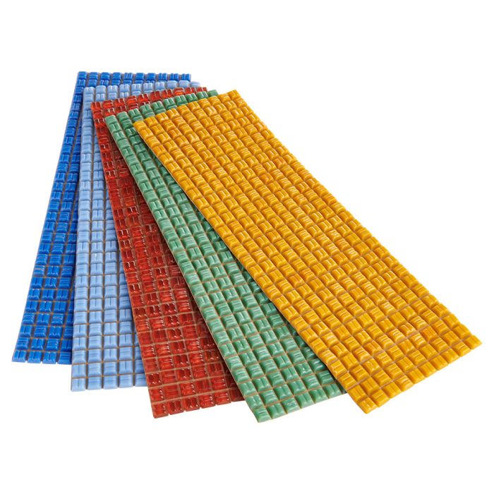 Specialist Crafts 10mm Glass Mosaics Assorted Brights