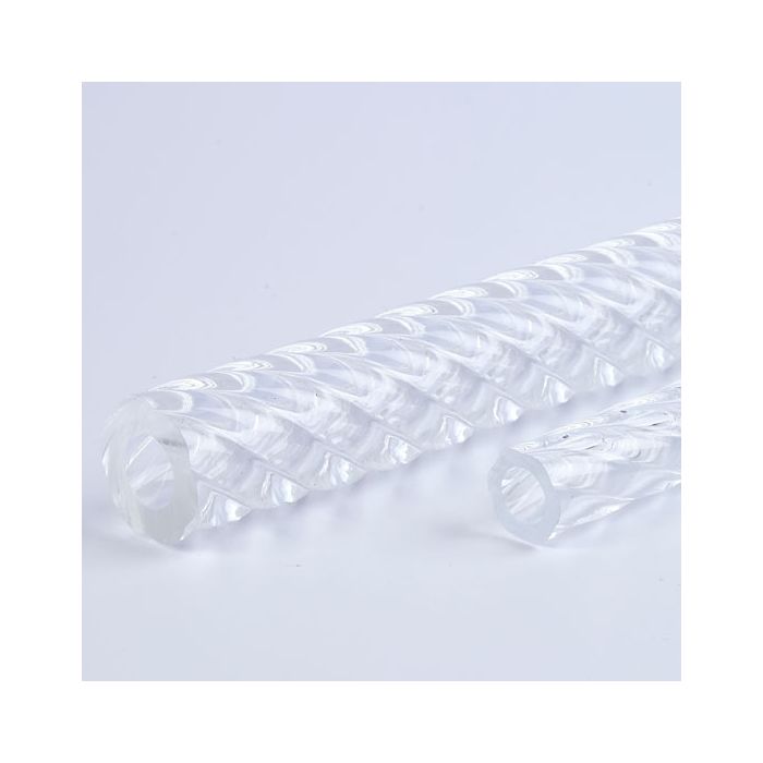Clear Extruded Corrugated Twisted Acrylic Tubes