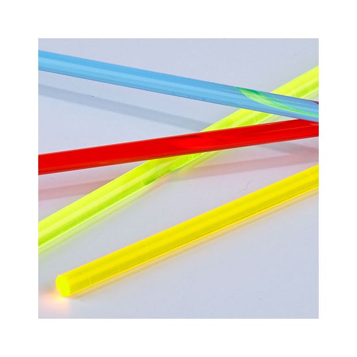 Light Gathering Extruded Acrylic Rod - Assorted Pack of 24