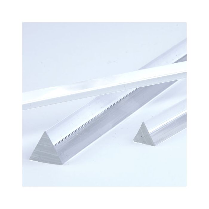 Clear Triangular Extruded Acrylic Rods