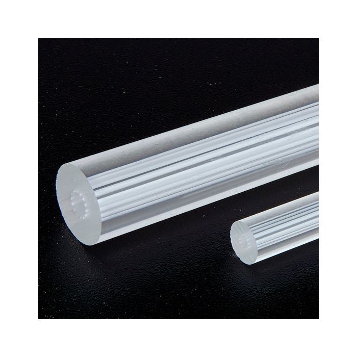 Clear Extruded Rods With Inner Lines