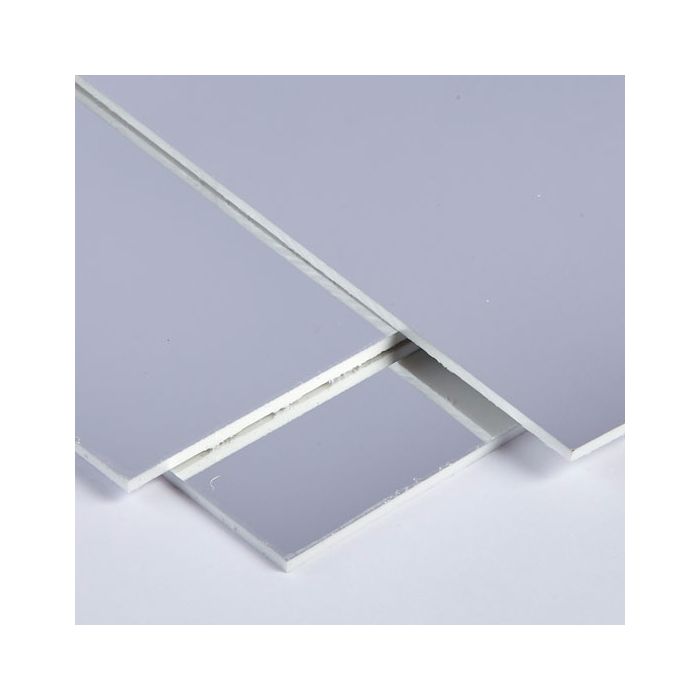 Silver Mirror Polystyrene Sheets