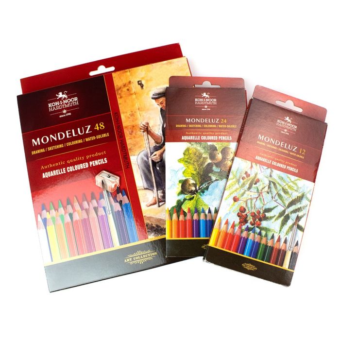 Koh I Noor Mondeluz Aquarelle Colour Pencil Packs