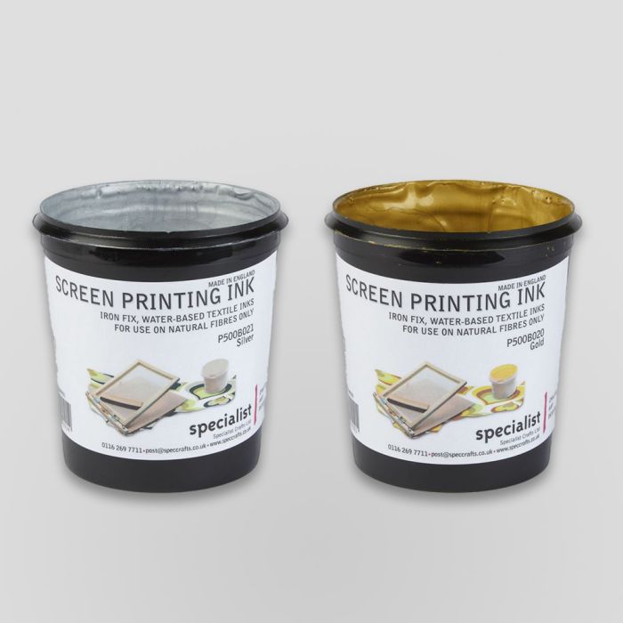 Specialist Crafts Water-Based Textile Inks - Metallics