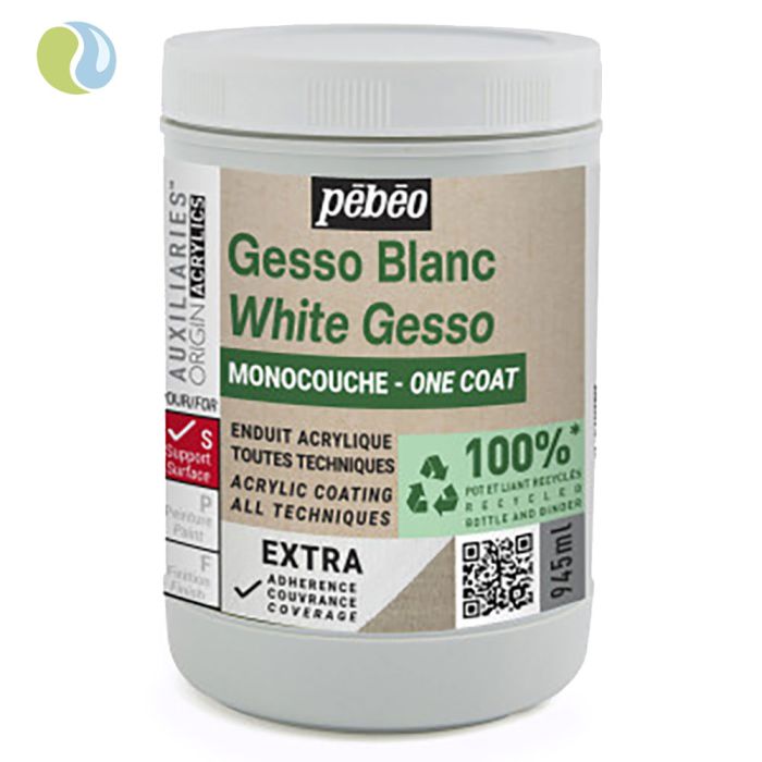 One Coat White Gesso Studio Green 945ml