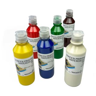 Specialist Crafts Screen Printing Watercolour Inks Assortment