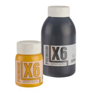 X6 Premium Acryl Acrylic Colours