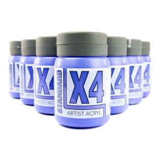 X4 Standard Acryl 500ml - Ultramarine Blue Bulk Pack