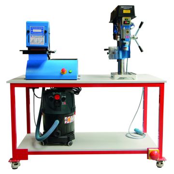 Mobile Bench 02 - Drill Bandfacer and Extractor