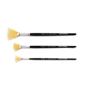 Specialist Crafts Artist Hog Fan Brush Set 3