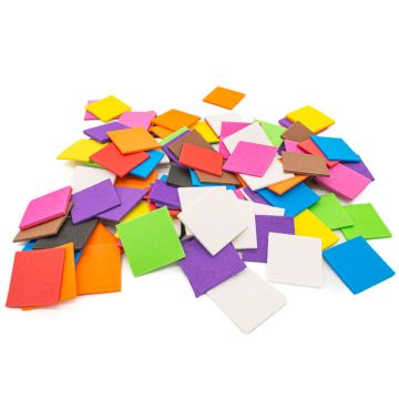 Funky Mosaic Tiles 25mm x 25mm Pack of 100