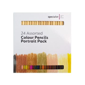 Specialist Crafts Colour Pencils Portrait Pack of 24