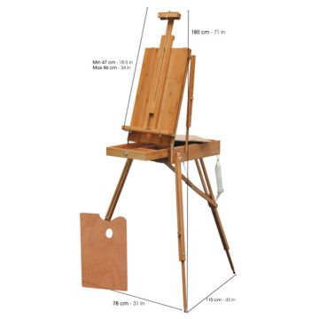 Bamboo French Box Easel