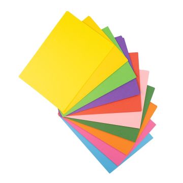 Specialist Crafts Essentials 100gsm Assorted Paper Pack of 100 A3 Brights