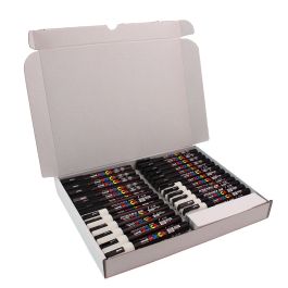Posca Assorted Bulk Boxes of 24 Black & White | Specialist Crafts